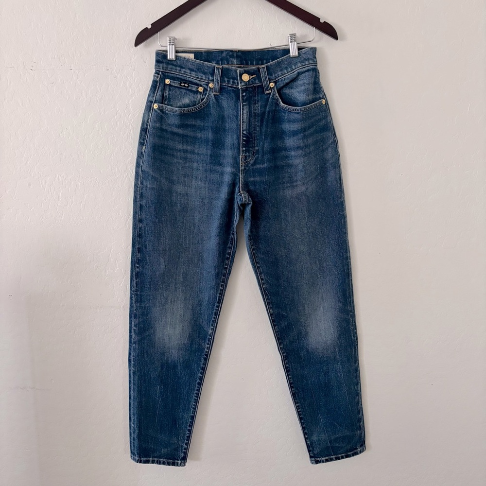 Levi’s Premium Women’s Classic Blue Dark Wash Denim High Rise Jeans Size 28 EUC
